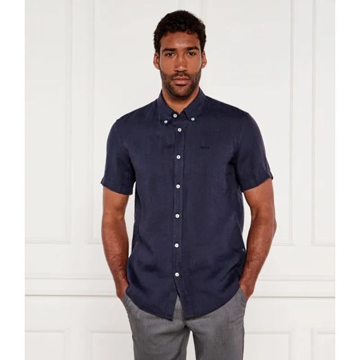BOSS BLACK Lniana koszula H-ROAN-BD-E-SH-C-252 | Slim Fit L wyprzedaż Gomez Fashion Store