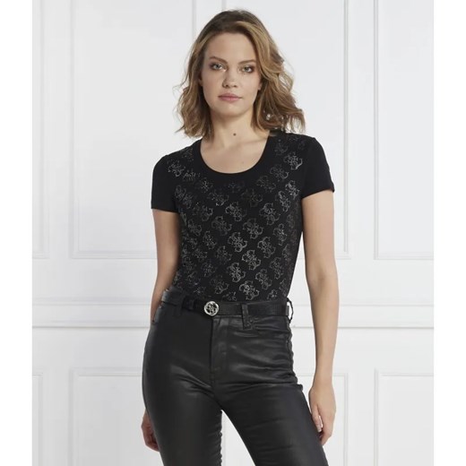 GUESS T-shirt | Slim Fit | stretch ze sklepu Gomez Fashion Store w kategorii Bluzki damskie - zdjęcie 184987675