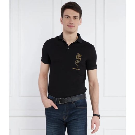 Armani Exchange Polo | Slim Fit ze sklepu Gomez Fashion Store w kategorii T-shirty męskie - zdjęcie 184987755