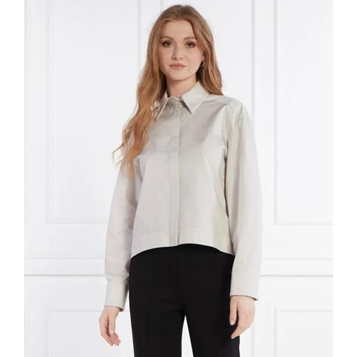 MM Satynowa koszula DANDY | Regular Fit ze sklepu Gomez Fashion Store w kategorii Koszule damskie - zdjęcie 184987879