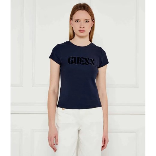 GUESS T-shirt PONY HAIR | Regular Fit ze sklepu Gomez Fashion Store w kategorii Bluzki damskie - zdjęcie 184987895
