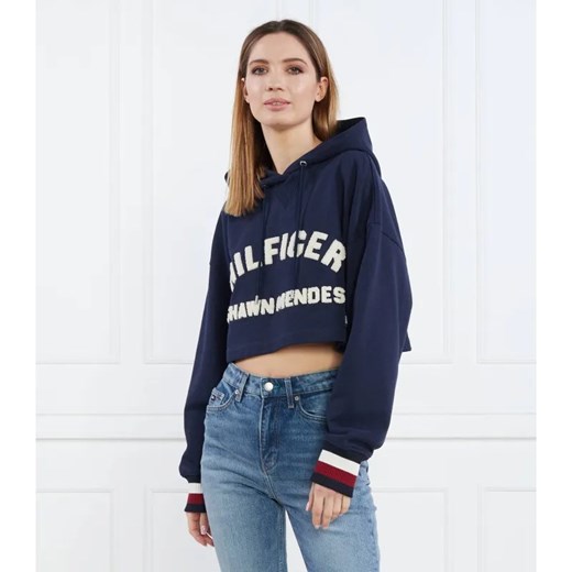 Tommy Hilfiger Bluza THXSM FLEECE CROP GRAPHIC | Cropped Fit ze sklepu Gomez Fashion Store w kategorii Bluzy damskie - zdjęcie 184987977