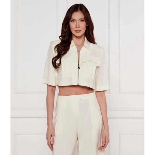 Patrizia Pepe Bluzka | Cropped Fit ze sklepu Gomez Fashion Store w kategorii Bluzki damskie - zdjęcie 184987989