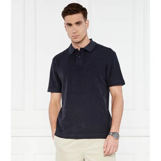 BOSS ORANGE Polo Pe_Towel | Relaxed fit ze sklepu Gomez Fashion Store w kategorii T-shirty męskie - zdjęcie 184988046