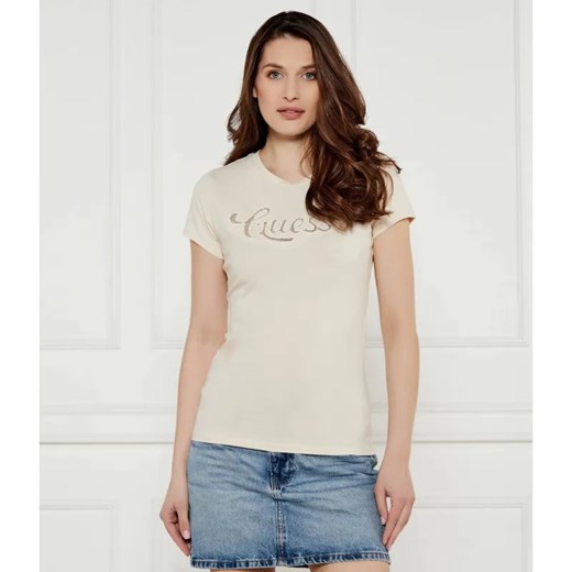 GUESS T-shirt | Slim Fit ze sklepu Gomez Fashion Store w kategorii Bluzki damskie - zdjęcie 184988087