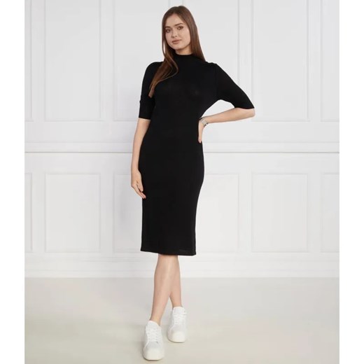 Calvin Klein Wełniana sukienka EXTRA FINE 1/2 SLEEVE ze sklepu Gomez Fashion Store w kategorii Sukienki - zdjęcie 184988385