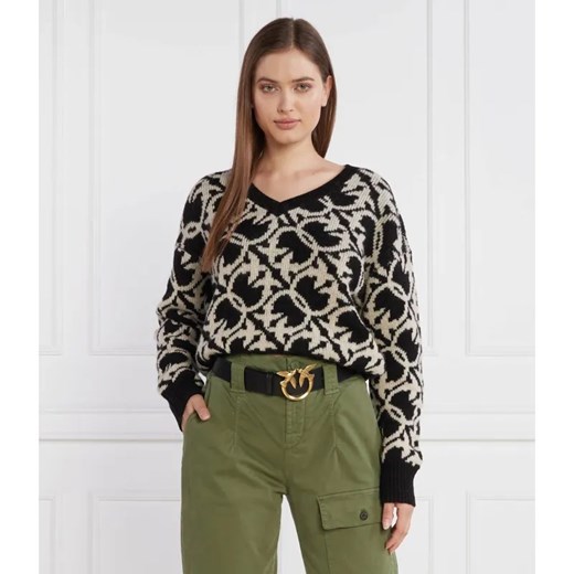 Pinko Wełniany sweter | Regular Fit ze sklepu Gomez Fashion Store w kategorii Swetry damskie - zdjęcie 184988415