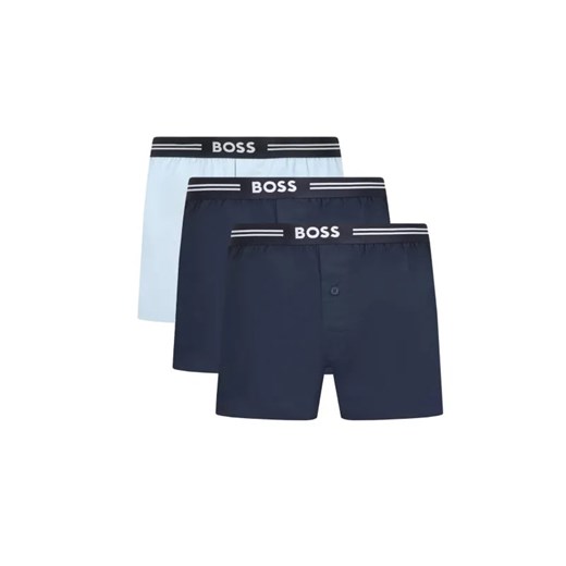 BOSS BLACK Bokserki 3-pack 3P Woven Boxer ze sklepu Gomez Fashion Store w kategorii Majtki męskie - zdjęcie 184988449