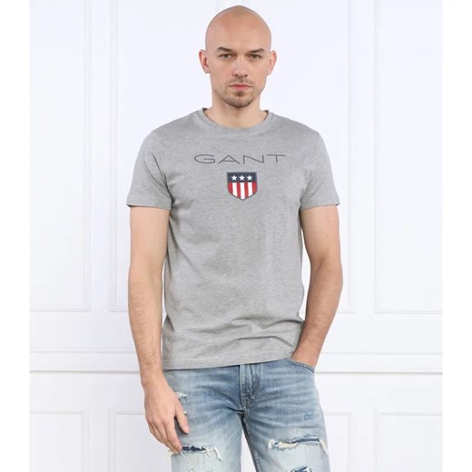 Gant T-shirt SHIELD SS | Regular Fit ze sklepu Gomez Fashion Store w kategorii T-shirty męskie - zdjęcie 184988489