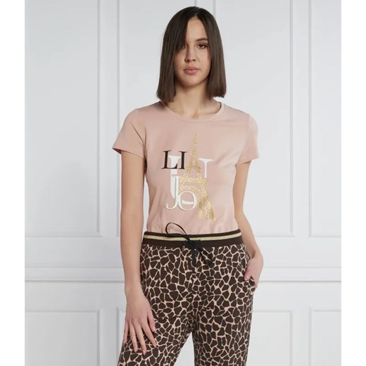 Liu Jo Sport T-shirt | Regular Fit ze sklepu Gomez Fashion Store w kategorii Bluzki damskie - zdjęcie 184988555