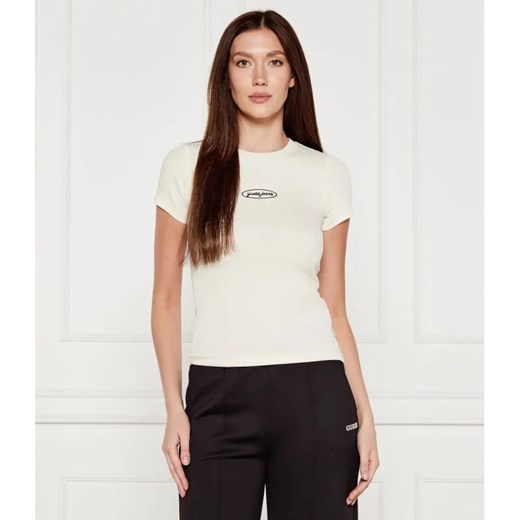 Guess Jeans T-shirt | Slim Fit ze sklepu Gomez Fashion Store w kategorii Bluzki damskie - zdjęcie 184988628