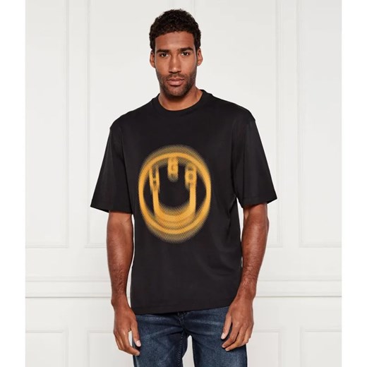 Hugo Blue T-shirt Nalax | Regular Fit ze sklepu Gomez Fashion Store w kategorii T-shirty męskie - zdjęcie 184988677