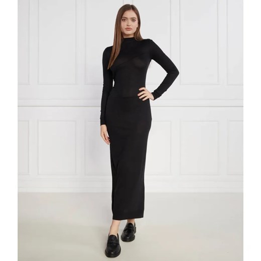 Calvin Klein Sukienka GATHERED WAIST LYOCELL ze sklepu Gomez Fashion Store w kategorii Sukienki - zdjęcie 184988679