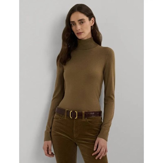 LAUREN RALPH LAUREN Golf | Slim Fit | z dodatkiem jedwabiu ze sklepu Gomez Fashion Store w kategorii Swetry damskie - zdjęcie 184988747
