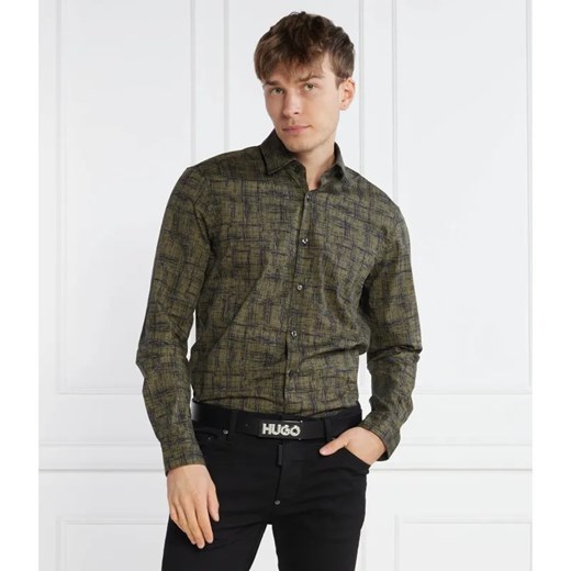 HUGO Koszula Ermo | Slim Fit ze sklepu Gomez Fashion Store w kategorii Koszule męskie - zdjęcie 184988955