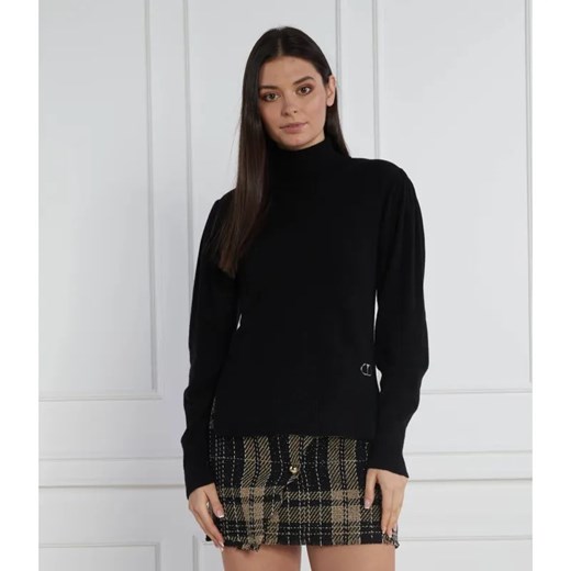 TWINSET Wełniany golf | Regular Fit | z dodatkiem kaszmiru ze sklepu Gomez Fashion Store w kategorii Swetry damskie - zdjęcie 184988976