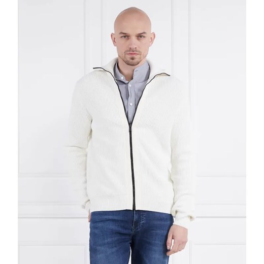 BOSS ORANGE Lniany Sweter | Regular Fit XL okazyjna cena Gomez Fashion Store