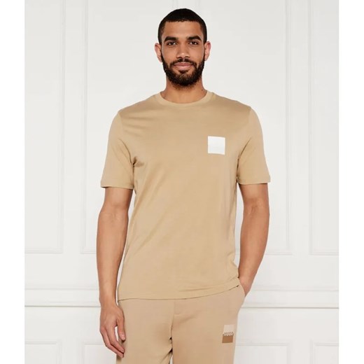 HUGO T-shirt Dapusi | Regular Fit ze sklepu Gomez Fashion Store w kategorii T-shirty męskie - zdjęcie 184989049