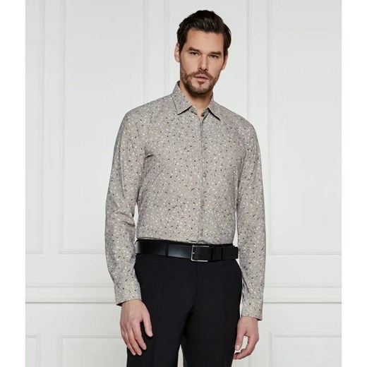 BOSS BLACK Koszula P-ROAN-kent-C1-233 | Slim Fit | stretch ze sklepu Gomez Fashion Store w kategorii Koszule męskie - zdjęcie 184989098