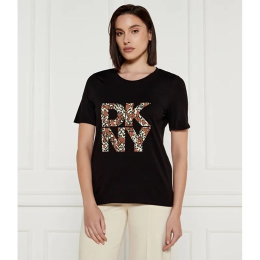 DKNY T-shirt | Regular Fit ze sklepu Gomez Fashion Store w kategorii Bluzki damskie - zdjęcie 184989129