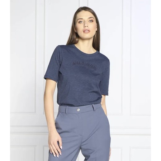 Tommy Hilfiger T-shirt | Regular Fit ze sklepu Gomez Fashion Store w kategorii Bluzki damskie - zdjęcie 184989215