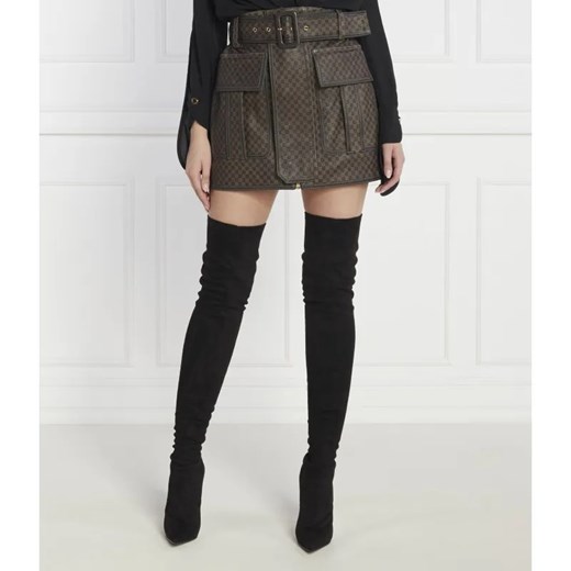 Balmain Skórzana spódnica ze sklepu Gomez Fashion Store w kategorii Spódnice - zdjęcie 184989237