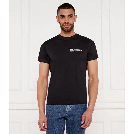 Karl Lagerfeld Jeans T-shirt | Slim Fit ze sklepu Gomez Fashion Store w kategorii T-shirty męskie - zdjęcie 184989289