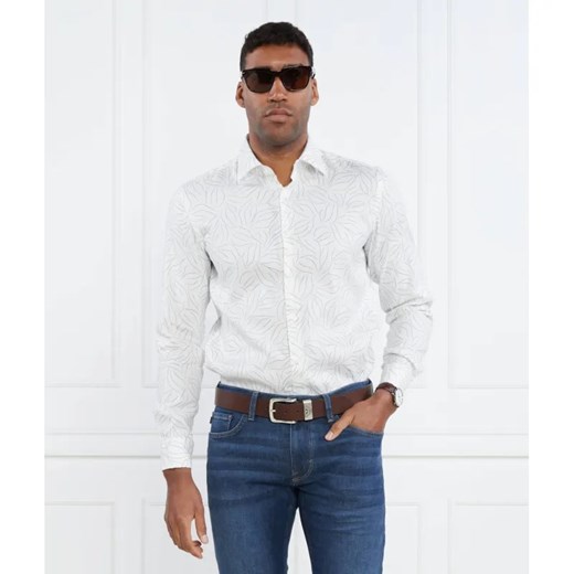 BOSS BLACK Lniana Koszula C-HAL-kent-C1-223 | Regular Fit ze sklepu Gomez Fashion Store w kategorii Koszule męskie - zdjęcie 184989475