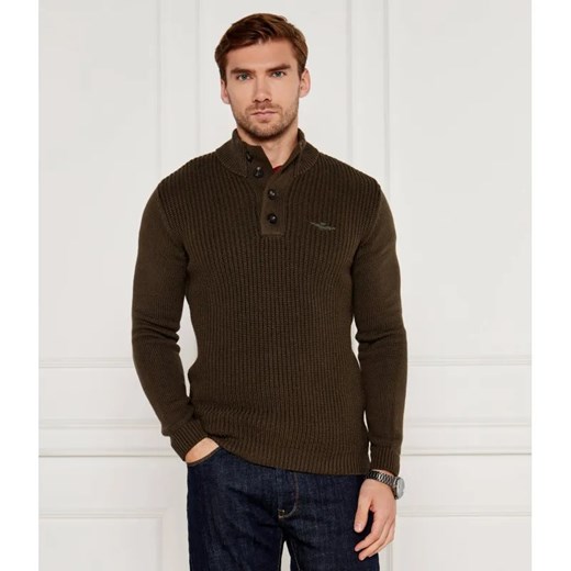 Aeronautica Militare Sweter | Regular Fit ze sklepu Gomez Fashion Store w kategorii Swetry męskie - zdjęcie 184989485