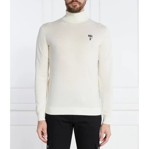 Karl Lagerfeld Wełniany golf | Regular Fit ze sklepu Gomez Fashion Store w kategorii Swetry męskie - zdjęcie 184989626