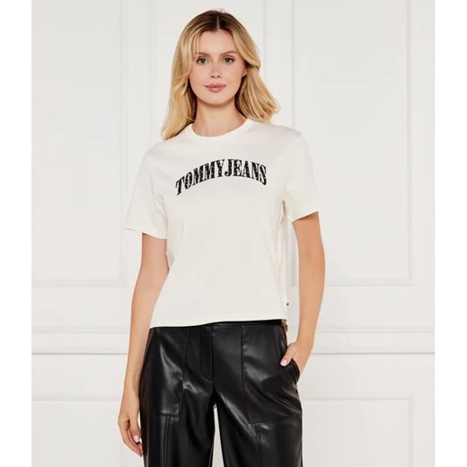 Tommy Jeans T-shirt STARDUST | Loose fit ze sklepu Gomez Fashion Store w kategorii Bluzki damskie - zdjęcie 184989827