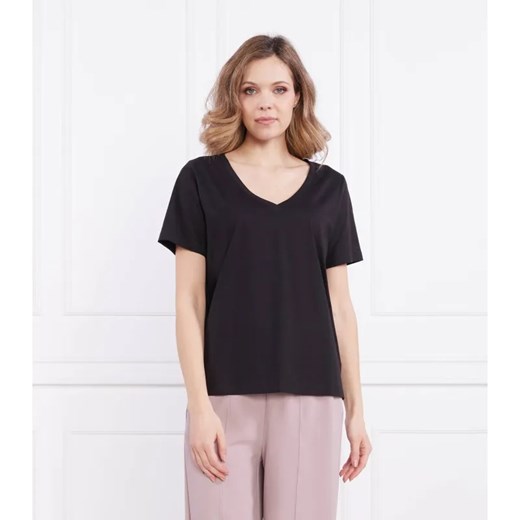 Calvin Klein T-shirt | Regular Fit ze sklepu Gomez Fashion Store w kategorii Bluzki damskie - zdjęcie 184990035