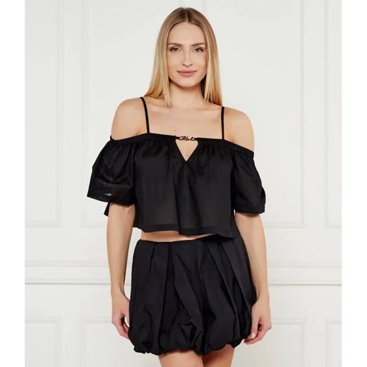 Karl Lagerfeld Bluzka | Cropped Fit ze sklepu Gomez Fashion Store w kategorii Bluzki damskie - zdjęcie 184990146
