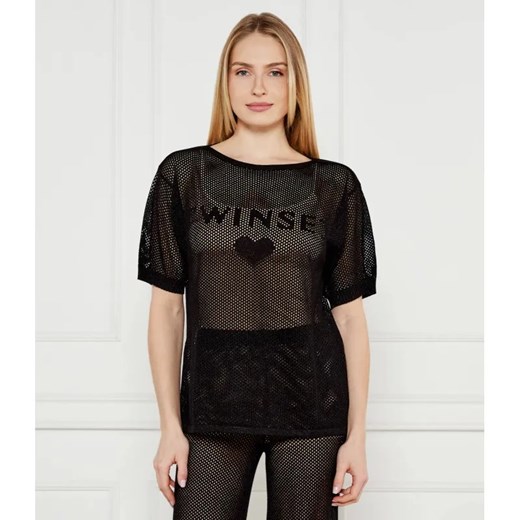 Twinset U&B T-shirt | Loose fit ze sklepu Gomez Fashion Store w kategorii Odzież plażowa - zdjęcie 184990147