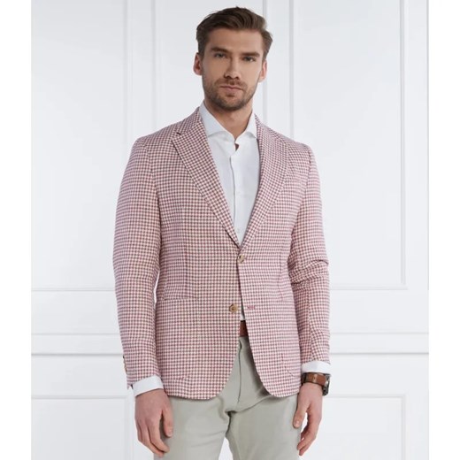 Windsor Marynarka 13 Giro | Shaped fit | z dodatkiem lnu ze sklepu Gomez Fashion Store w kategorii Marynarki męskie - zdjęcie 184990237