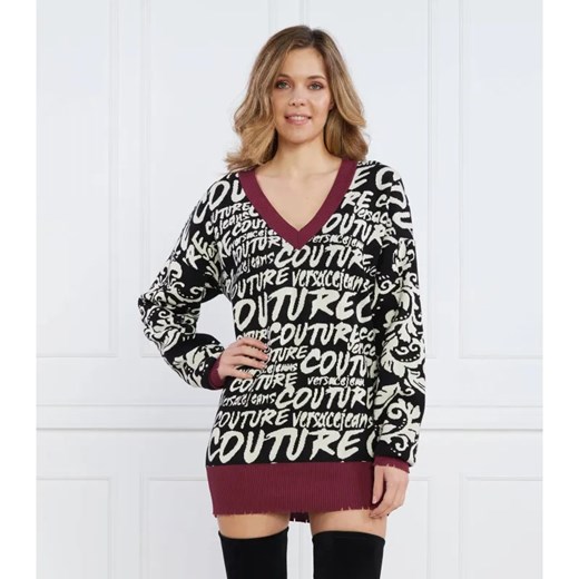 Versace Jeans Couture Sweter | Regular Fit ze sklepu Gomez Fashion Store w kategorii Swetry damskie - zdjęcie 184990466