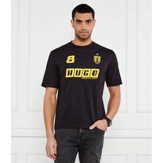 Hugo Blue T-shirt Nebulop | Regular Fit ze sklepu Gomez Fashion Store w kategorii T-shirty męskie - zdjęcie 184990475