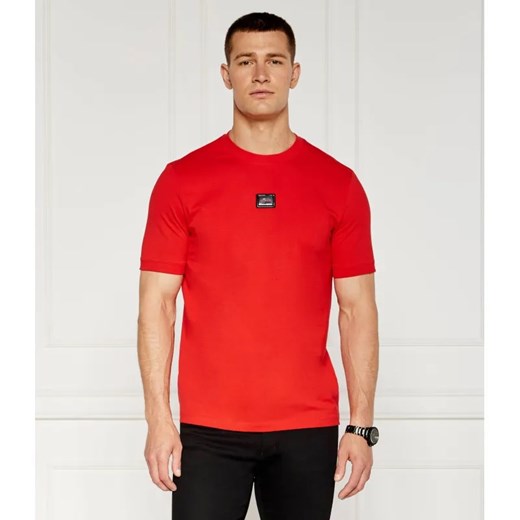 HUGO T-shirt DIRAGOLINO_GEL | Regular Fit ze sklepu Gomez Fashion Store w kategorii T-shirty męskie - zdjęcie 184990526