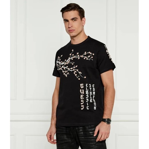 GUESS T-shirt JAPANESE TREE | Regular Fit ze sklepu Gomez Fashion Store w kategorii T-shirty męskie - zdjęcie 184990608