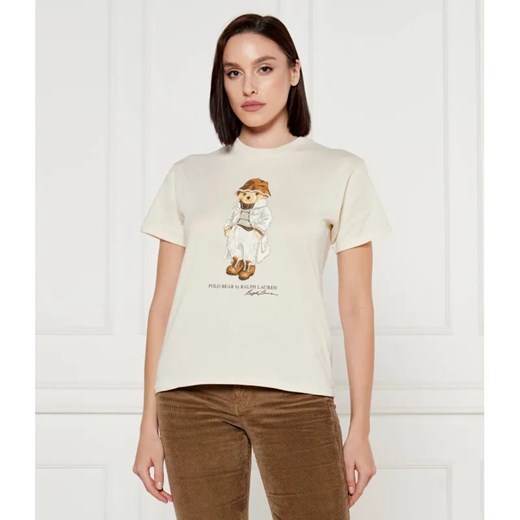 POLO RALPH LAUREN T-shirt | Regular Fit ze sklepu Gomez Fashion Store w kategorii Bluzki damskie - zdjęcie 184990699