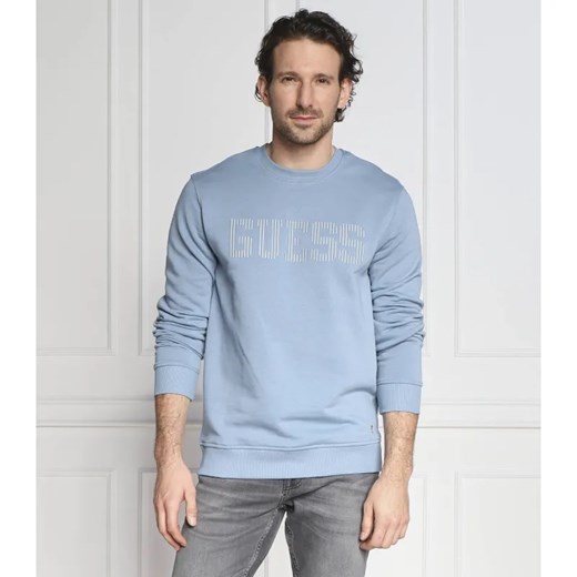 GUESS Bluza BEAU CN FLEECE | Regular Fit ze sklepu Gomez Fashion Store w kategorii Bluzy męskie - zdjęcie 184990768