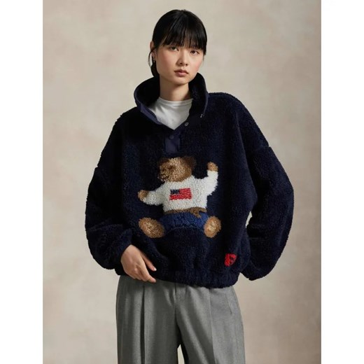 POLO RALPH LAUREN Polarowa bluza | Oversize fit ze sklepu Gomez Fashion Store w kategorii Bluzy damskie - zdjęcie 184990769