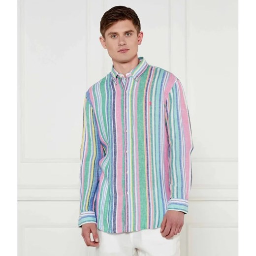 POLO RALPH LAUREN Lniana koszula | Custom fit ze sklepu Gomez Fashion Store w kategorii Koszule męskie - zdjęcie 184990808