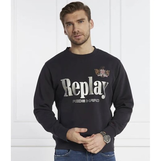 Replay Bluza | Regular Fit ze sklepu Gomez Fashion Store w kategorii Bluzy męskie - zdjęcie 184991196