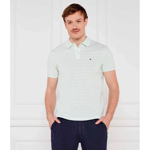 Tommy Hilfiger Polo | Regular Fit | z dodatkiem lnu ze sklepu Gomez Fashion Store w kategorii T-shirty męskie - zdjęcie 184991219