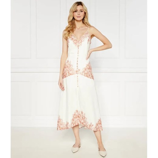 TWINSET Lniana sukienka z paskiem ze sklepu Gomez Fashion Store w kategorii Sukienki - zdjęcie 184991235