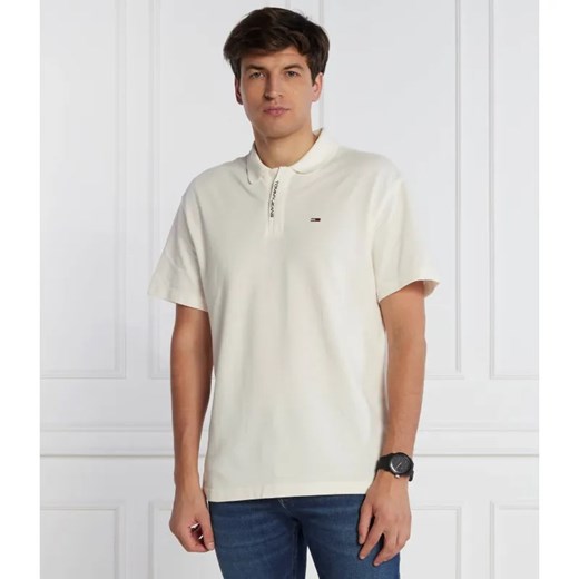 Tommy Jeans Polo BRANDED PLACKET | Relaxed fit ze sklepu Gomez Fashion Store w kategorii T-shirty męskie - zdjęcie 184991288