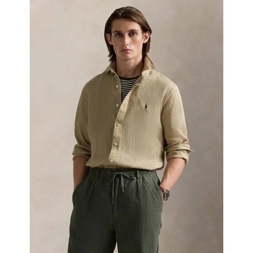 POLO RALPH LAUREN Lniana koszula | Slim Fit ze sklepu Gomez Fashion Store w kategorii Koszule męskie - zdjęcie 184991505