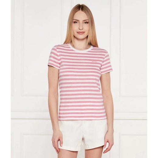 BOSS ORANGE T-shirt | Regular Fit ze sklepu Gomez Fashion Store w kategorii Bluzki damskie - zdjęcie 184991508