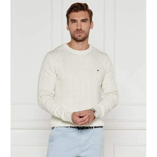 Tommy Hilfiger Sweter CLASSIC CABLE | Regular Fit ze sklepu Gomez Fashion Store w kategorii Swetry męskie - zdjęcie 184991548